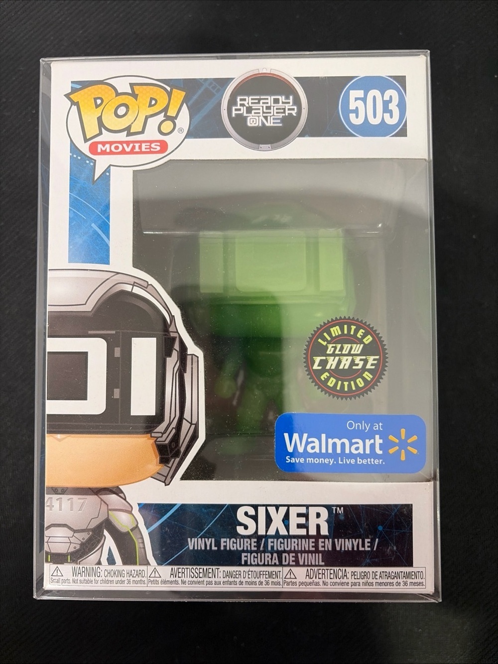 Funko Pop! Movies Sixer Glow Chase #503 Walmart Exclusive Ready Player One
